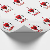 Ik hou van ballet cadeaupapier (Hoek)