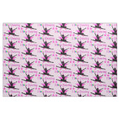 IK HOU VAN BALLET EN DANSENDE ROZE STOF (Fat Quarter)