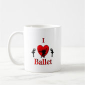 Ik hou van ballet koffiemok (Links)