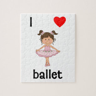 Ik hou van ballet legpuzzel