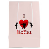 Ik hou van ballet medium cadeauzakje (Achterkant)