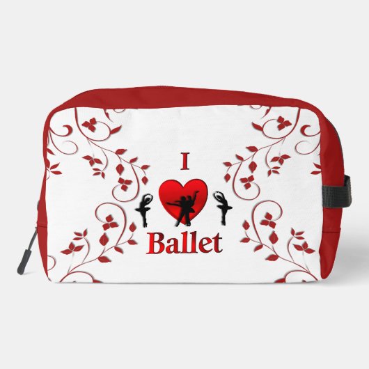 Ik hou van ballet toilettasje (Achterkant)