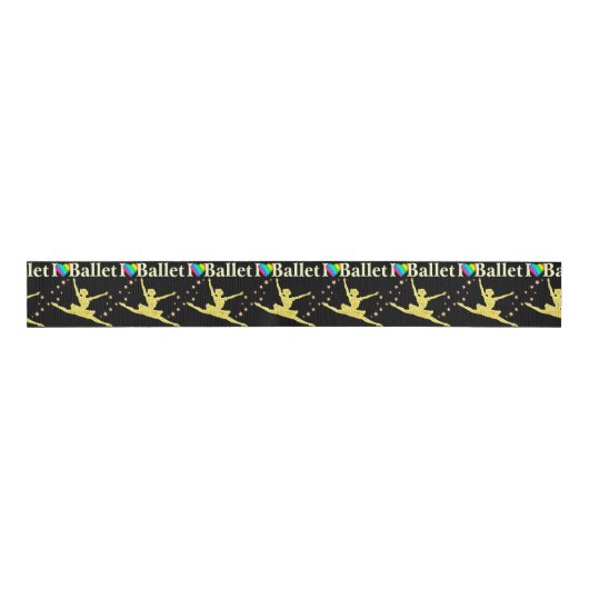 IK HOU VAN BALLETONTWERPEN GROSGRAIN LINT (Voorkant)