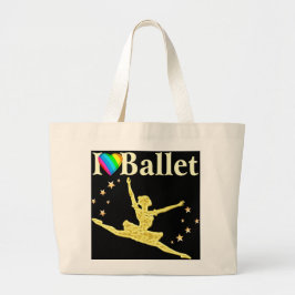 IK HOU VAN BALLETONTWERPEN GROTE TOTE BAG