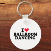 Ik hou van ballroom dansen sleutelhanger (Voorkant)