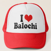 Ik hou van Balochi Trucker Pet (Voorkant)