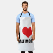 Ik hou van Baltimore Schort (Gedragen)