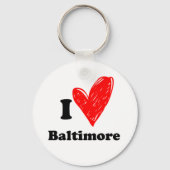 Ik hou van Baltimore Sleutelhanger (Voorkant)