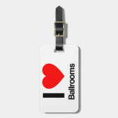 Ik hou van balzalen bagagelabel (Voorkant verticaal)