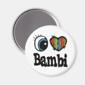 Ik hou van Bambi Magneet (Voorkant / Achterkant)