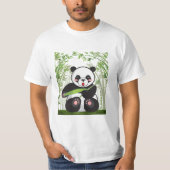Ik hou van Bamboo Panda T-shirt (Voorkant)