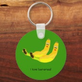 Ik hou van Bananas Sleutelhanger (Voorkant)