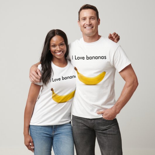 Ik hou van Bananas T-shirt (Unisex)