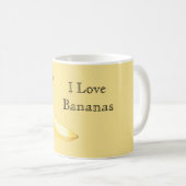 Ik hou van bananen koffiemok (Voorkant rechts)