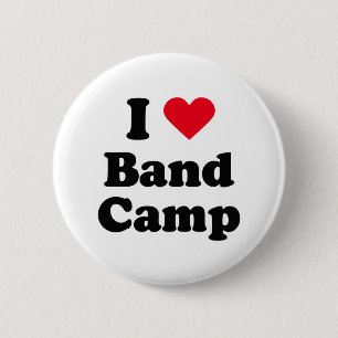 Ik hou van bandkamp ronde button 5,7 cm