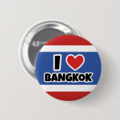 Ik hou van Bangkok Ronde Button 5,7 Cm (Voorkant /achterkant)