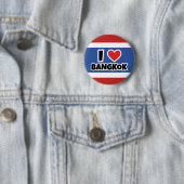 Ik hou van Bangkok Ronde Button 5,7 Cm (In situ)