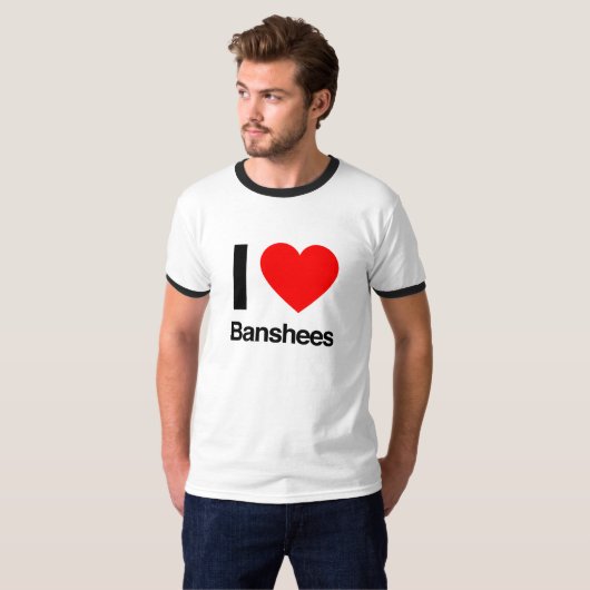 Ik hou van banshes t-shirt (Voorkant volledig)