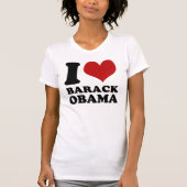 Ik hou van Barack Obama  aan shirt (Voorkant)
