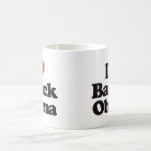 Ik hou van Barack Obama Koffiemok (Center)