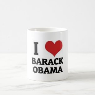 Ik hou van Barack Obama Koffiemok