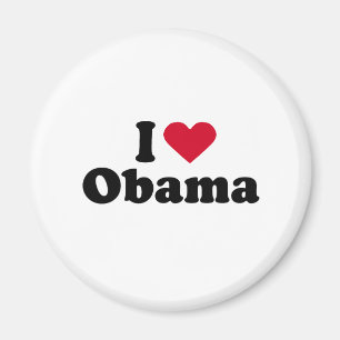 Ik hou van Barack Obama Magneet