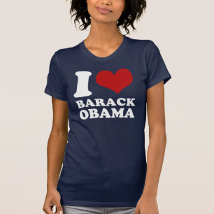 Ik hou van Barack Obama (schoon) in shirt