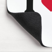 Ik hou van Barack Obama T-shirt Muismat (Hoek)