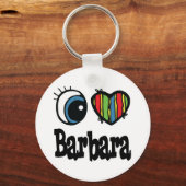 Ik hou van Barbara Sleutelhanger (Voorkant)