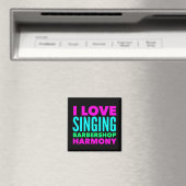Ik hou van Barbershop Harmony Magnet zingen (Insitu (Vaatwasser))