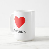 Ik hou van Barcelona Koffiemok (Voorkant links)
