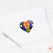 Ik hou van Barcelona Spain Hot Air ballon Hart Sticker (Envelop)