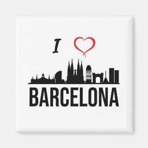 Ik hou van Barcelona Spanje Magneet