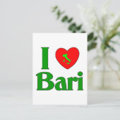 Ik hou van Bari Italië Briefkaart (Staand voorkant)