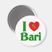 Ik hou van Bari Italië Magneet (Voorkant / Achterkant)