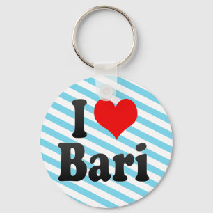 Ik hou van Bari, Italië Sleutelhanger