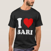 Ik hou van Bari T-shirt (Voorkant)