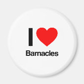 ik hou van barnacles magneet (Voorkant)