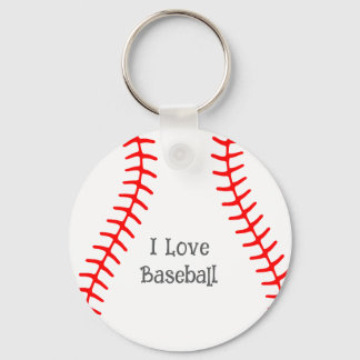 Ik hou van Baseball Sleutelhanger