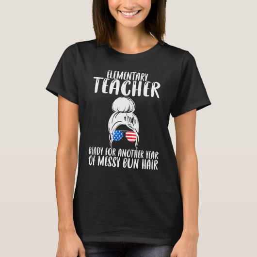 Ik hou van basisleraar terug naar de basisschool t-shirt (Voorkant)