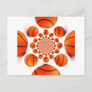 Ik hou van basketbal briefkaart