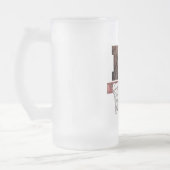 Ik hou van basketbal cup matglas bierpul (Links)