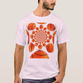 Ik hou van basketbal: het spel van kampioenen art  t-shirt (Voorkant)