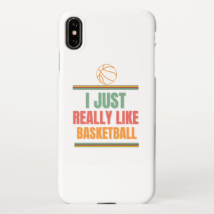 ik hou van basketbal iPhone XS max hoesje
