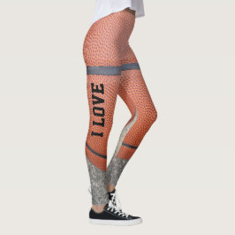 Ik hou van basketbal Leggings