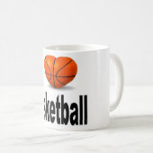 Ik hou van basketbal mok (Voorkant rechts)