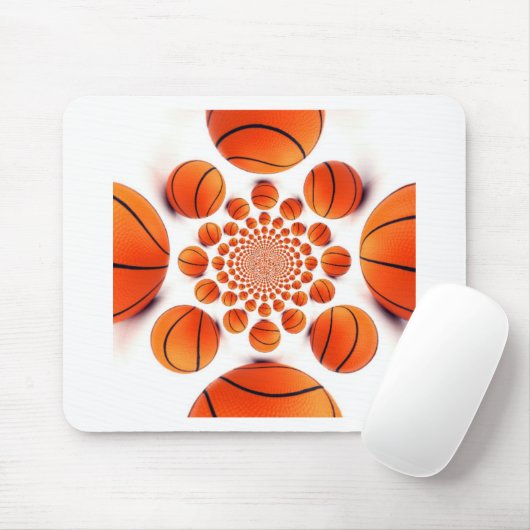 Ik hou van basketbal muismat (Met muis)
