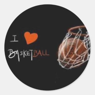Ik hou van basketbal stickers