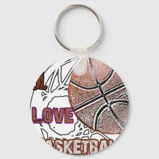 Ik hou van Basketball Defence! Sleutelhanger