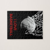 Ik hou van Basketball Legpuzzel (Horizontaal)